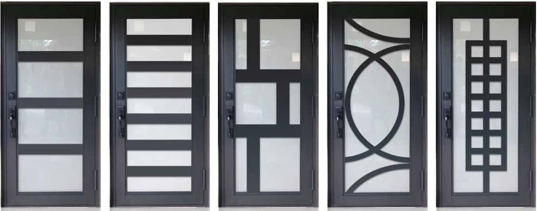 impact-windows-365-hurricane-impact-custom-door-designs-decorative-personalized-bronze-frame-miami