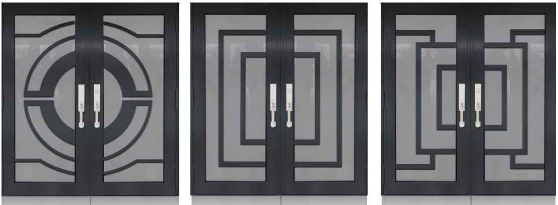 impact-windows-365-hurricane-impact-custom-door-designs-decorative-personalized-double-door-bronze-frame-miami-2