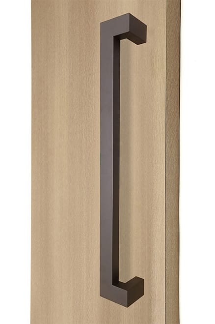 Impact-windows-365-45-Offset-1.5x1-Rectangular-Pull-Handle-Back-to-Back-Bronze-Powder-Finish-Exterior-Grade-Stainless-Steel-Alloy