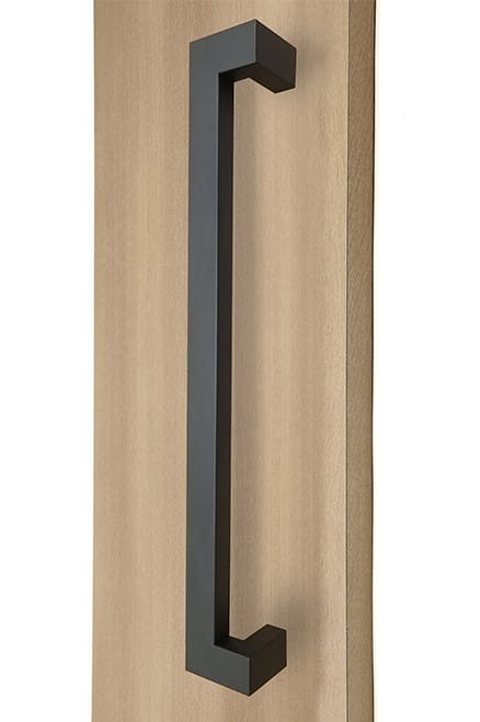 Impact-windows-365-45-Offset-1.5x1-Rectangular-Pull-Handle-Back-to-Back-Matte-Black-Finish-Exterior-Grade-Stainless-Steel-Alloy
