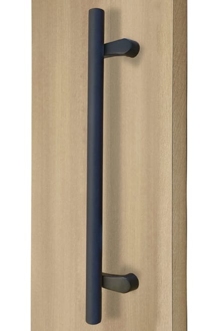 Impact-windows-365-PostMount-Offset-Pull-Handle-Back-to-Back-Matte-Black-Powder-Coated-Finish-Exterior-Grade-Stainless-Steel-Alloy